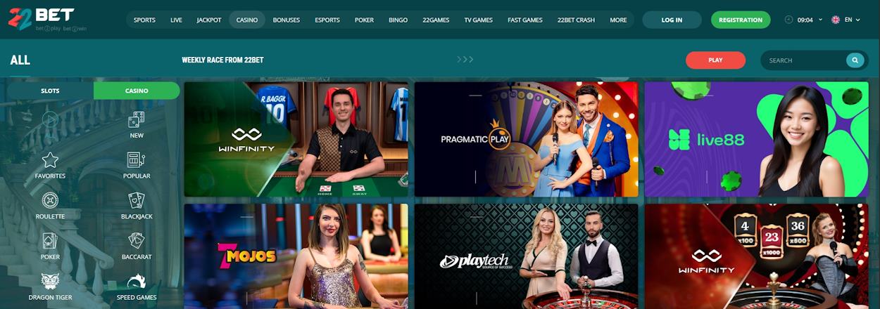 22Bet Casino